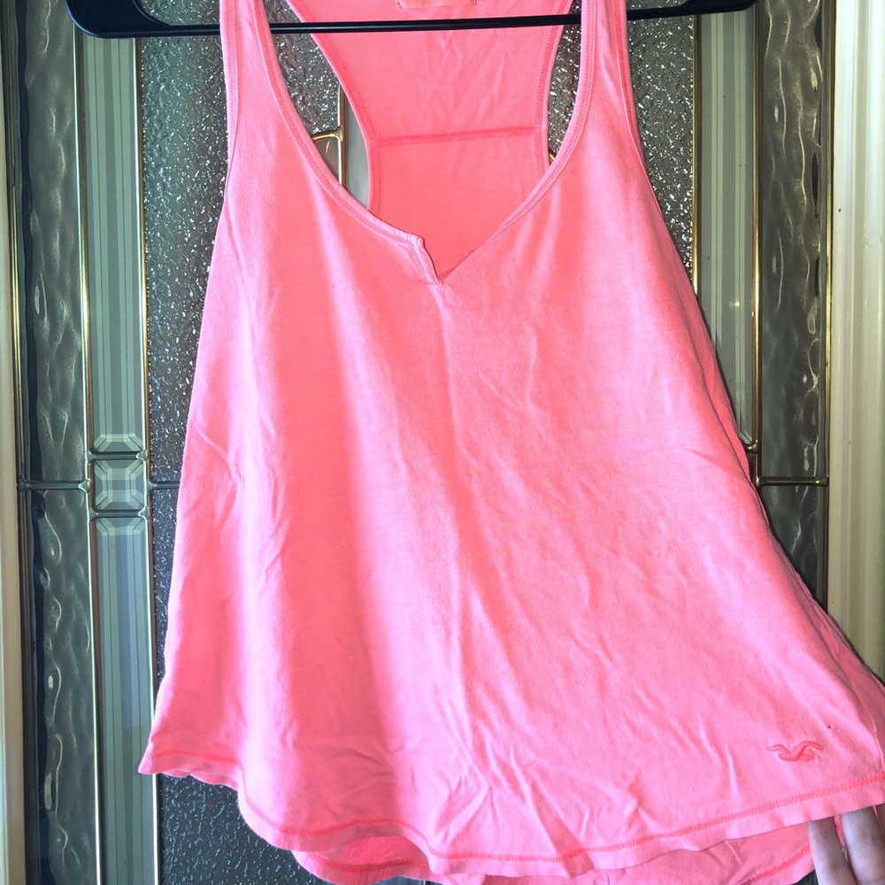 Hollister Small Pink Racerback Tanktop